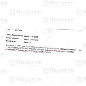 Suspensão deferido na jari