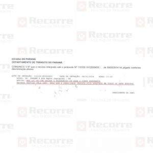Multa art 167 cinto de segurança arquivado pela jari
