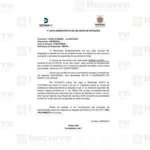 Suspensão detran art 244 i alteração legislativa