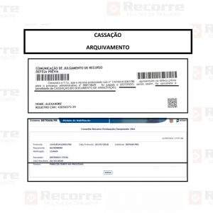 Cassação Arquivamento